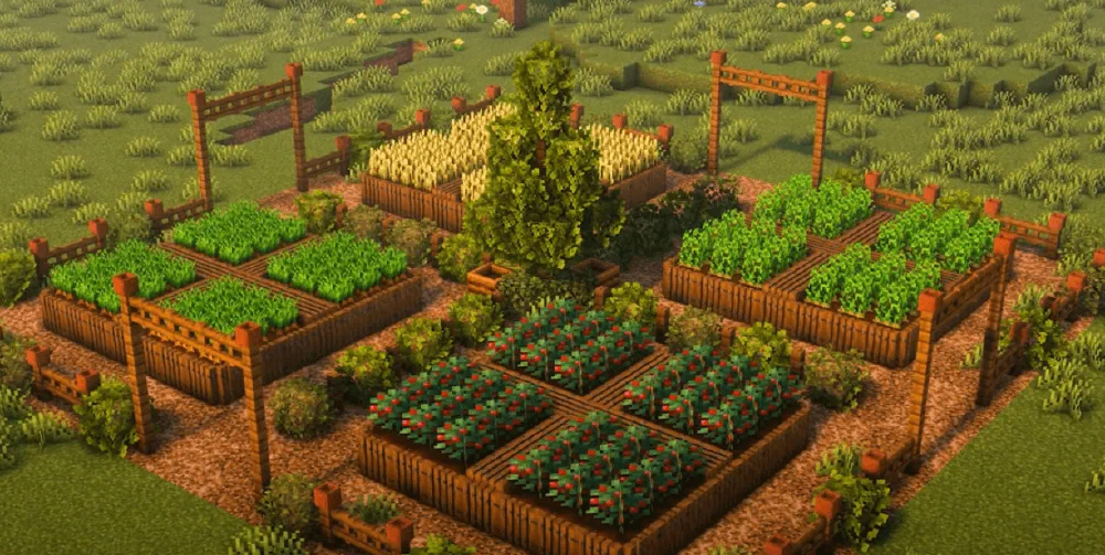 Compact Farm blueprint diagram